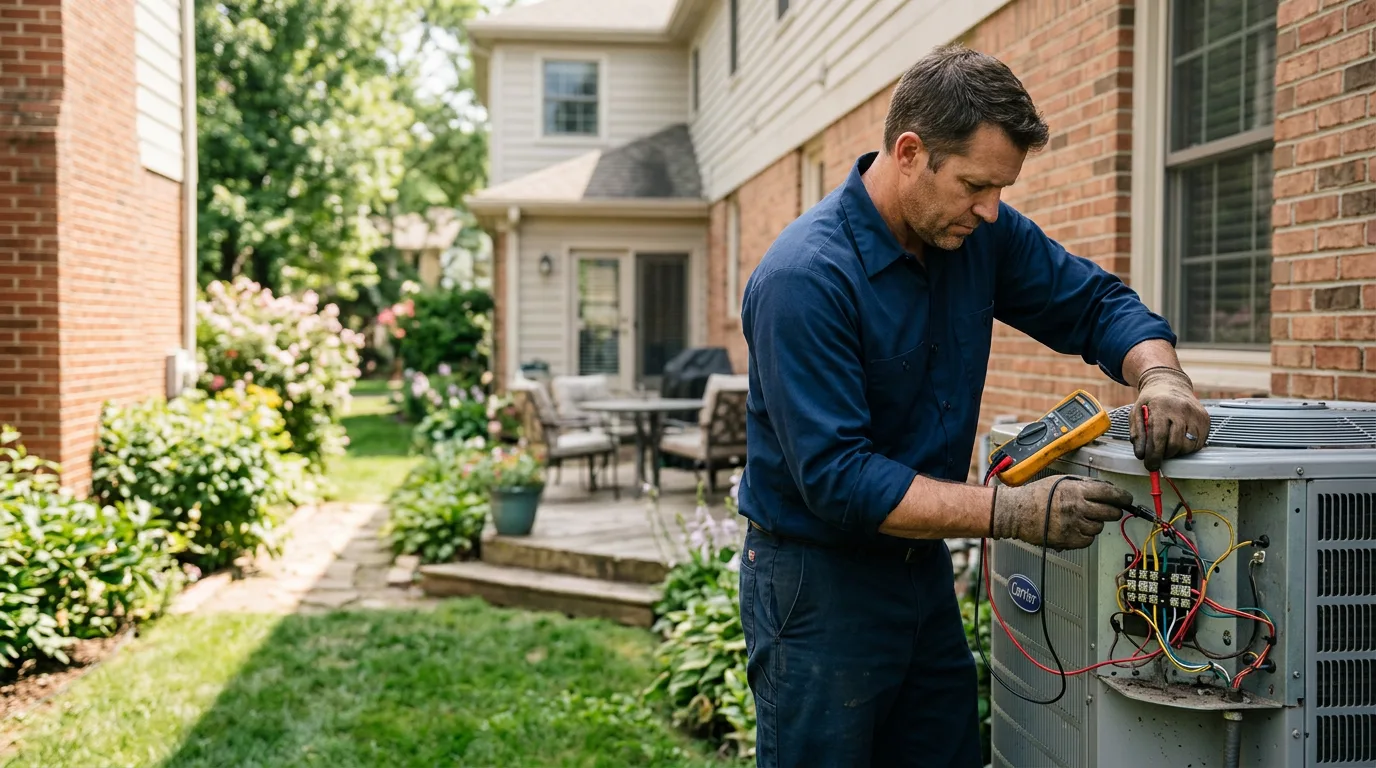 HVAC technician working near Gepp, AR